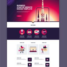 business website page design